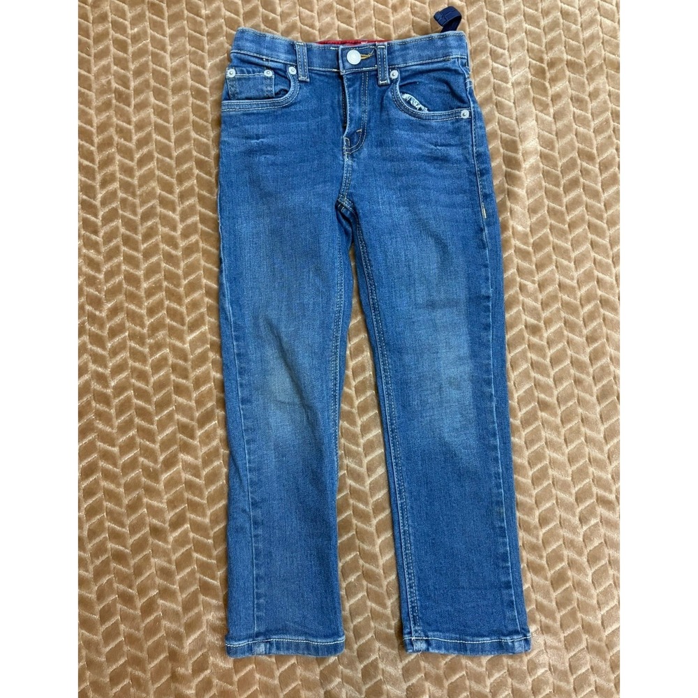 Levi's 511 Slim Fit Jeans Size 6 Reg Medium Wash Denim Adjustable Waist